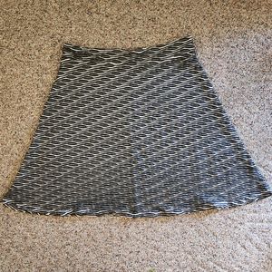 Zac & Rachel A-line 3D knit midi skirt